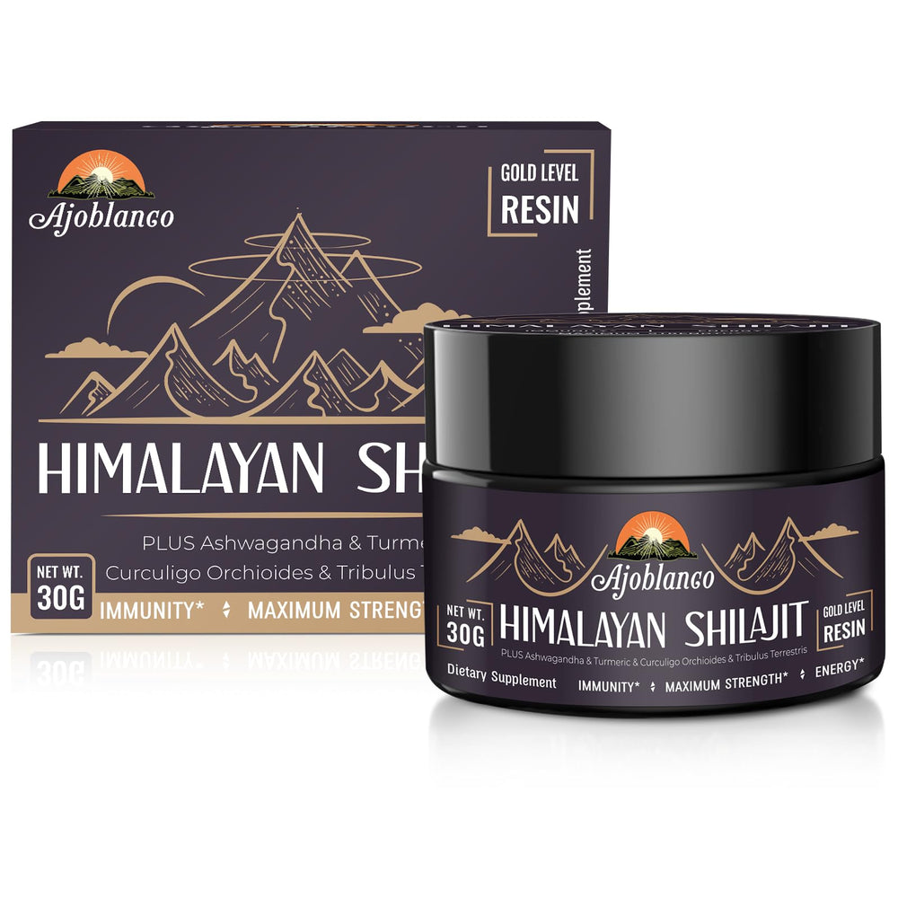 Shilajit resin ready to mix into drinks as part of a simple daily ritual.