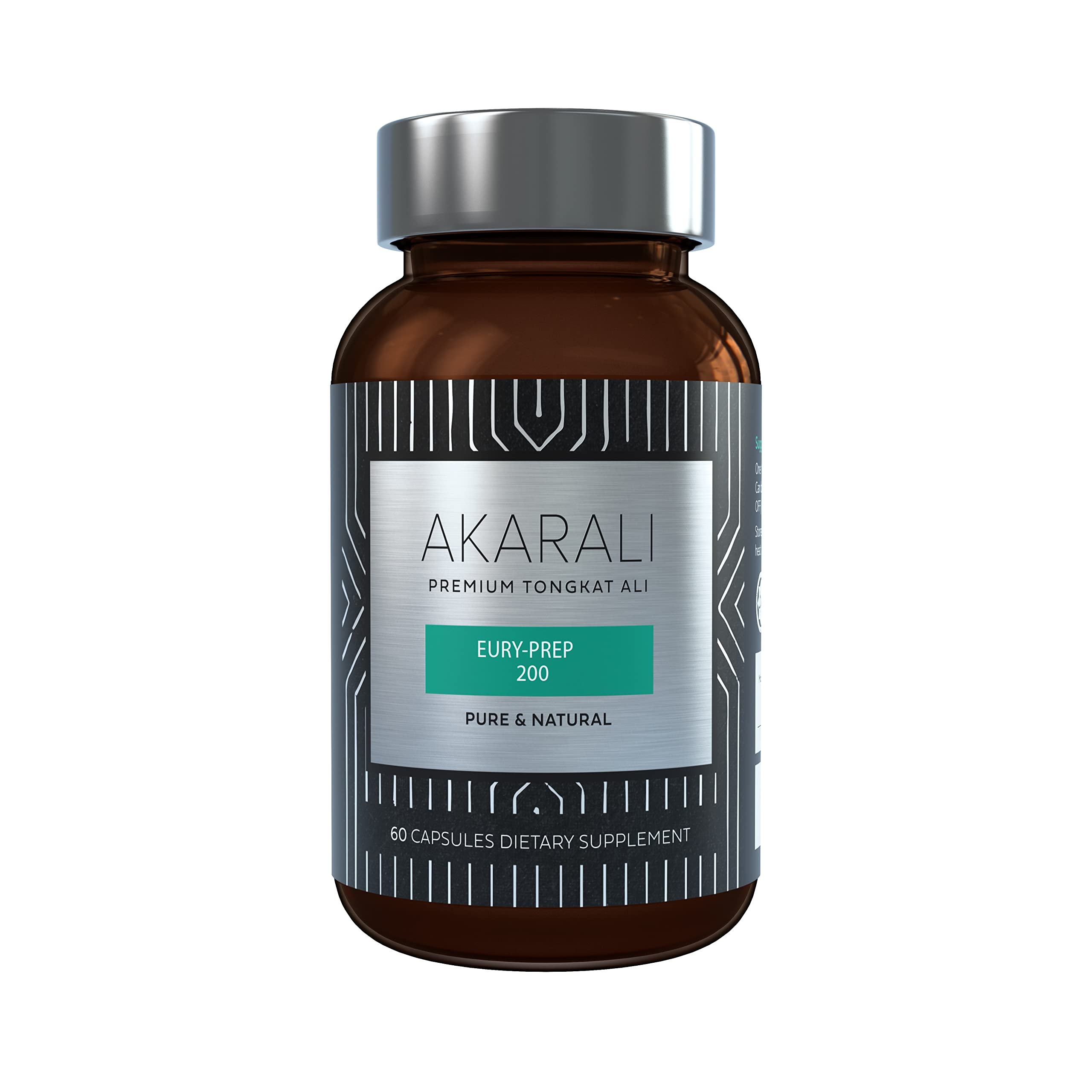 AKARALI Tongkat Ali bottle closeup highlighting premium extract for daily energy