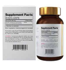 AKARALI Tongkat Ali capsules close-up highlighting 50 mg per dose