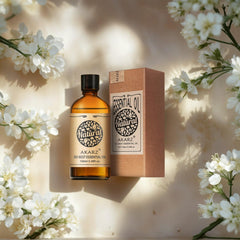 AKARZ Angelica oil in amber glass supports potency preservation for spa routines