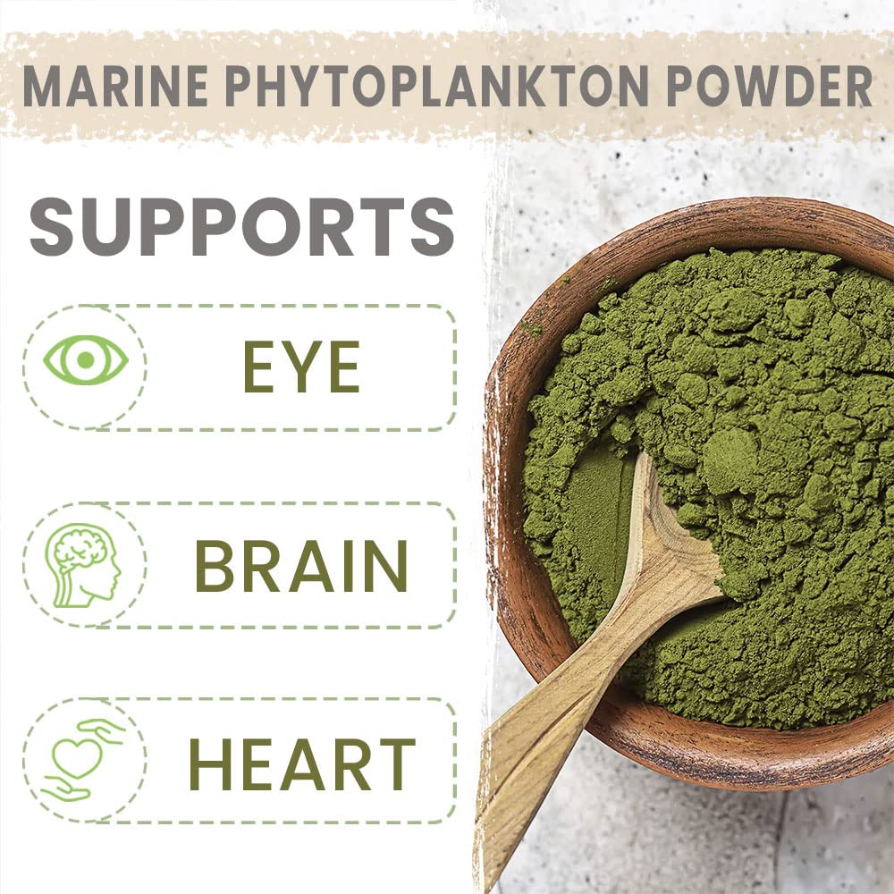 AKI Organic Marine Phytoplankton Powder in smoothie bowl demonstrates flavor-neutral boosting