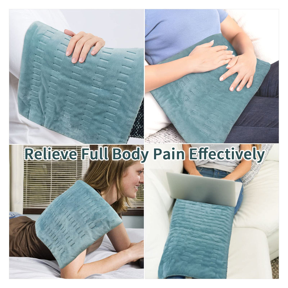 AKK jade stone heating pad demonstrates even heat distribution for deeper warmth.