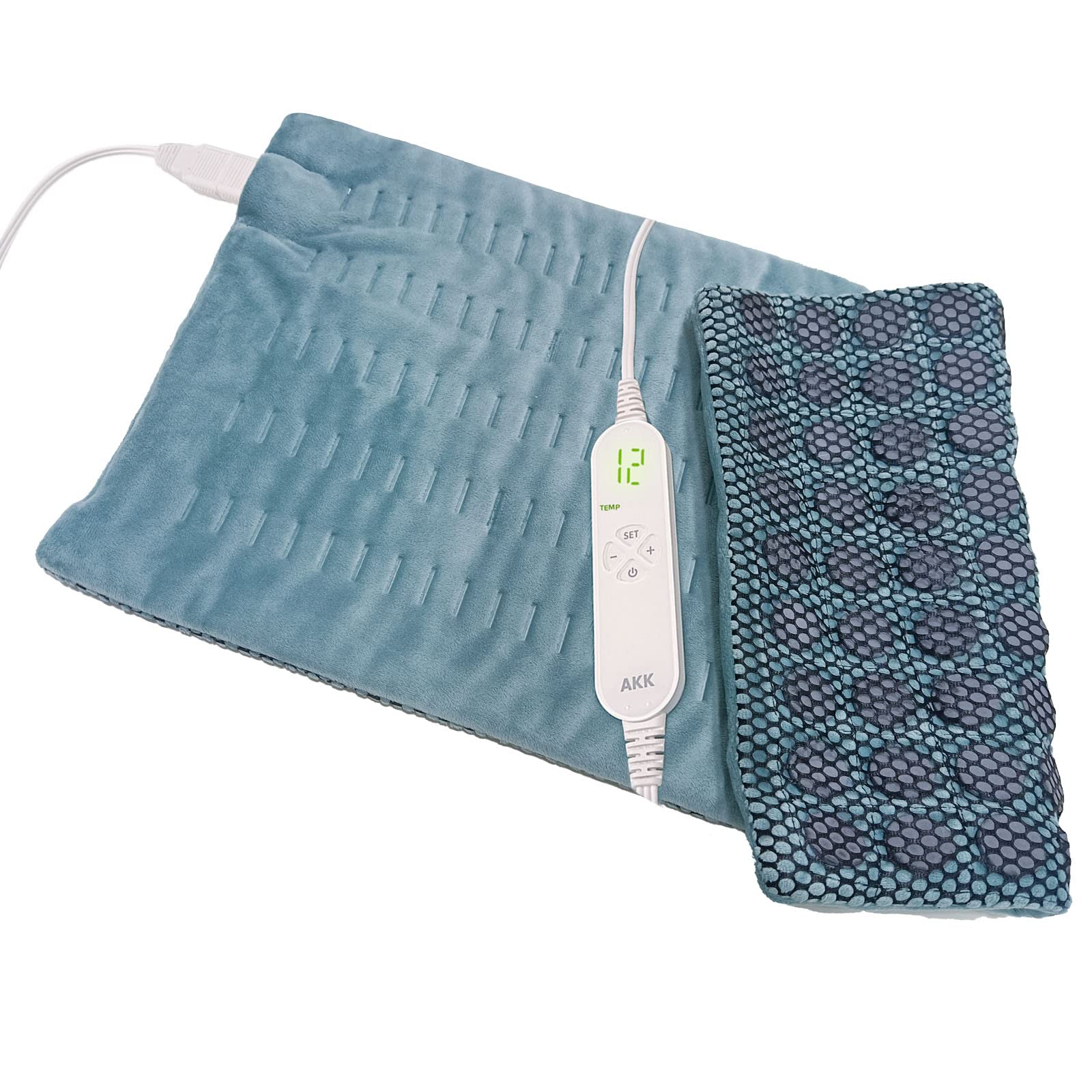AKK Jade Stone Heating Pad wrapped securely for stable, soothing warmth.