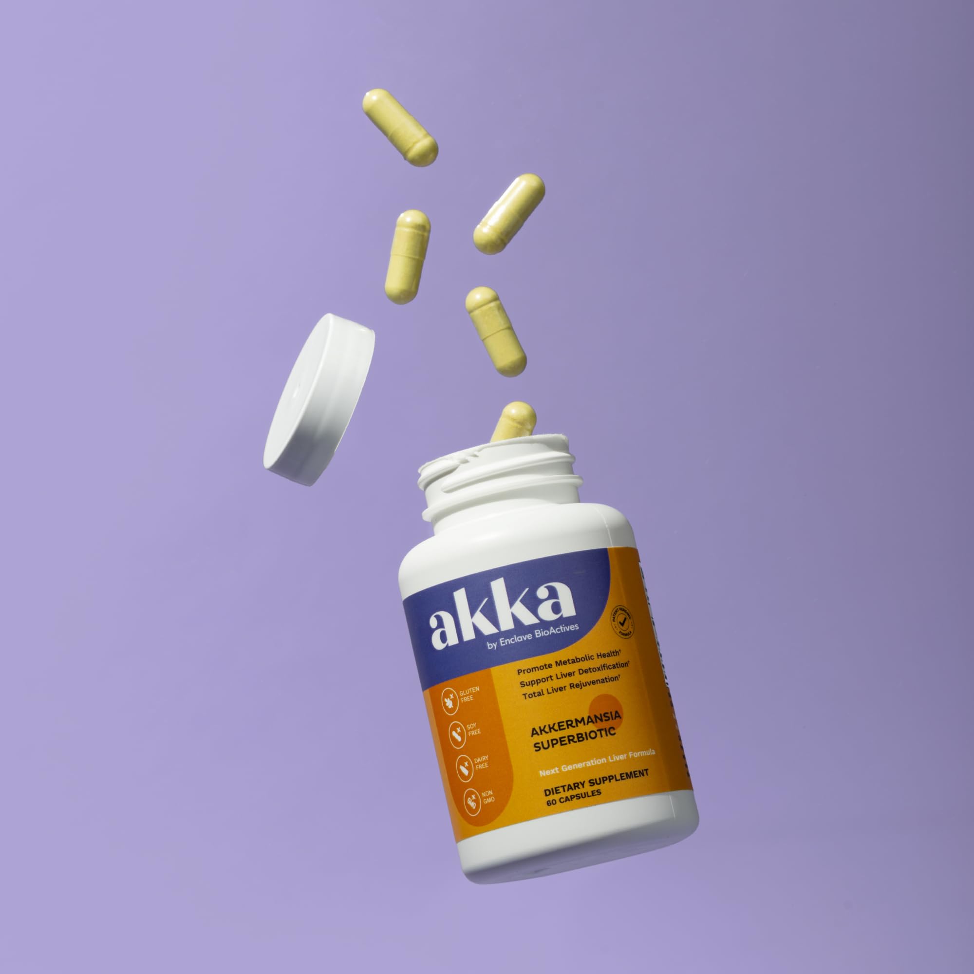 AKKA premium liver cleanse packaging signals premium care.