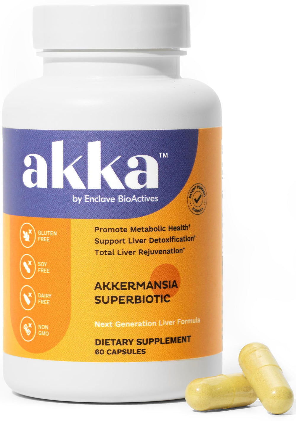 AKKA Premium Liver Cleanse Detox bottle for daily liver support.