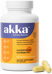 AKKA Premium Liver Cleanse Detox bottle for daily liver support.