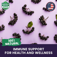 Nutrition facts panel notes antioxidants and polyphenols