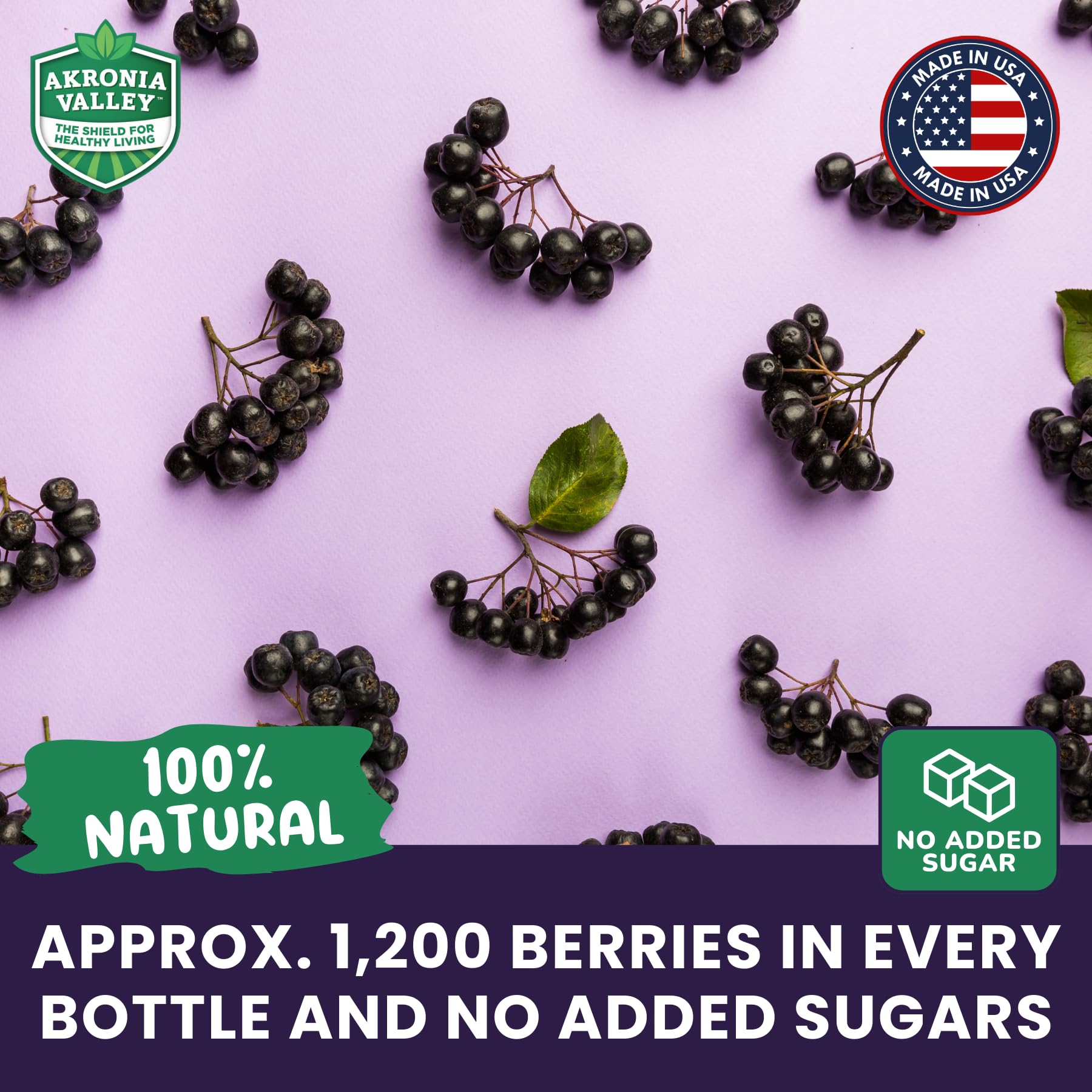 Smoothie idea with Akronia Valley aronia juice for flavor and color.