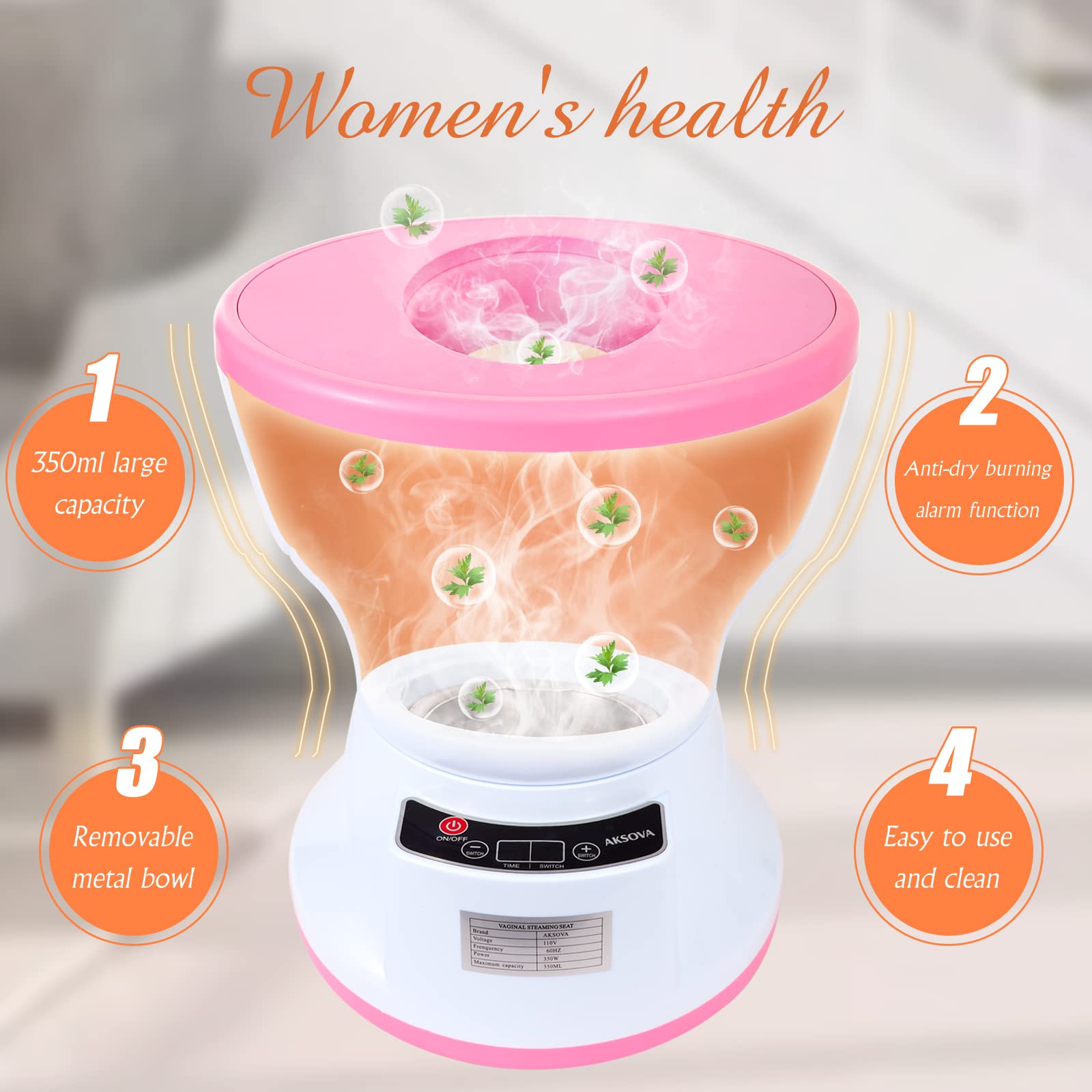 AKSOVA Yoni Kit packaging showing herbs for feminine care