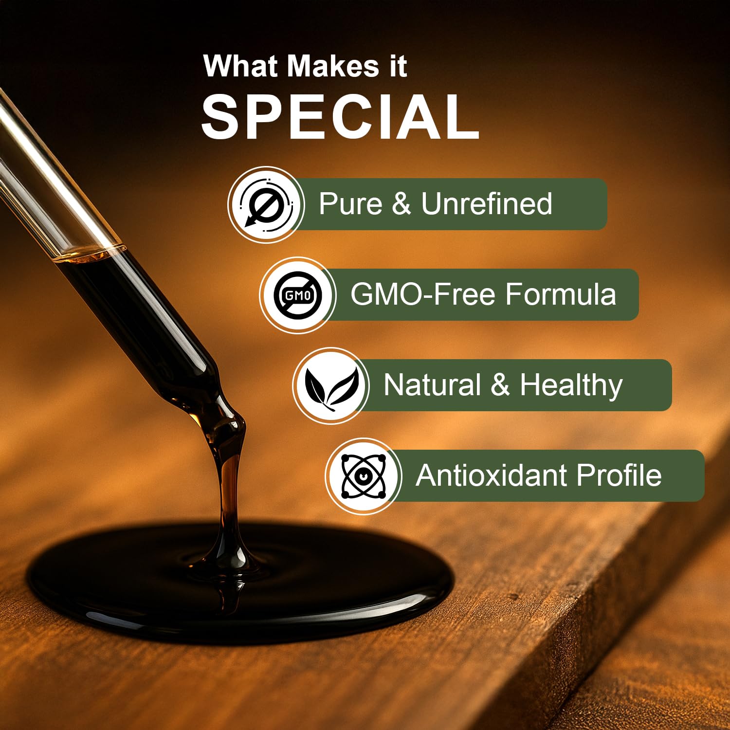 AL-TAQWA Black Seed Oil pour demonstrates convenient daily application.