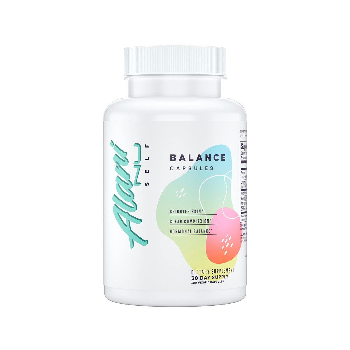 Alani Nu Balance bottle-front shows convenient daily energy and skin support.