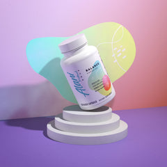 Alani Nu Balance label-closeup reveals L-Glutathione and complexion-supporting ingredients.