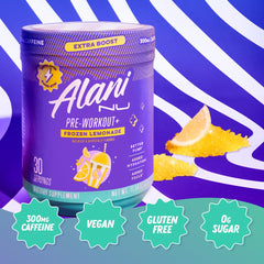 Alani Nu Pre Workout+ Hawaiian Shaved Ice flavor energizes sessions