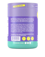 Alani Nu Pre Workout+ powder scoop for precise dosing