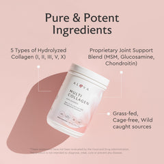 Alaya Naturals collagen powder in coffee adds easy daily collagen.