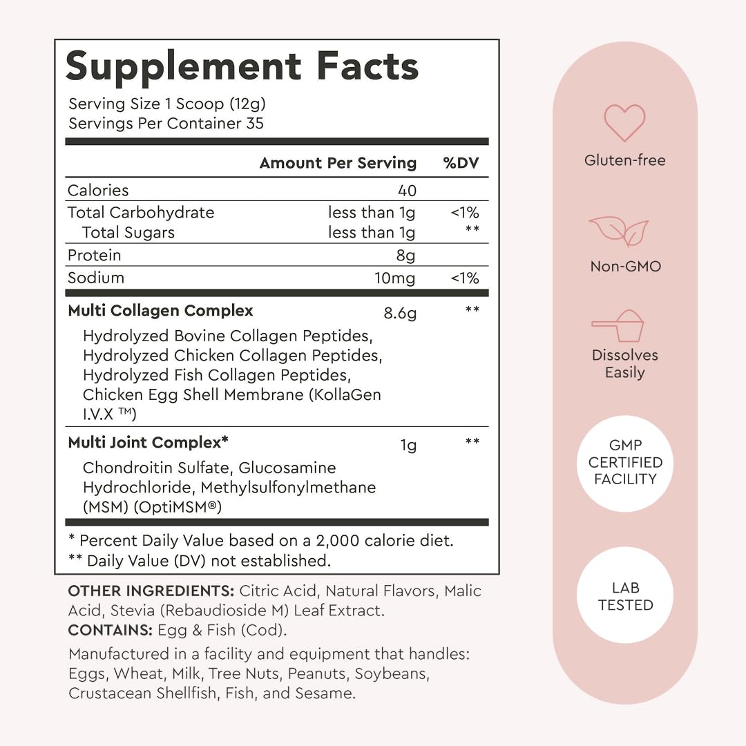 Alaya Naturals collagen scoop measuring the daily serving