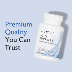 Alaya Naturals Joint Support natural ingredients image underscores a clean blend.