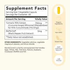 Alaya Naturals turmeric capsules ready for daily on-the-go use.