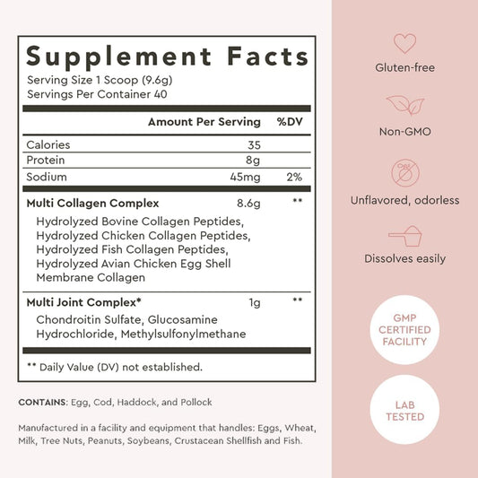 Alaya Naturals unflavored collagen powder scoop illustrating easy portioning for beverages.