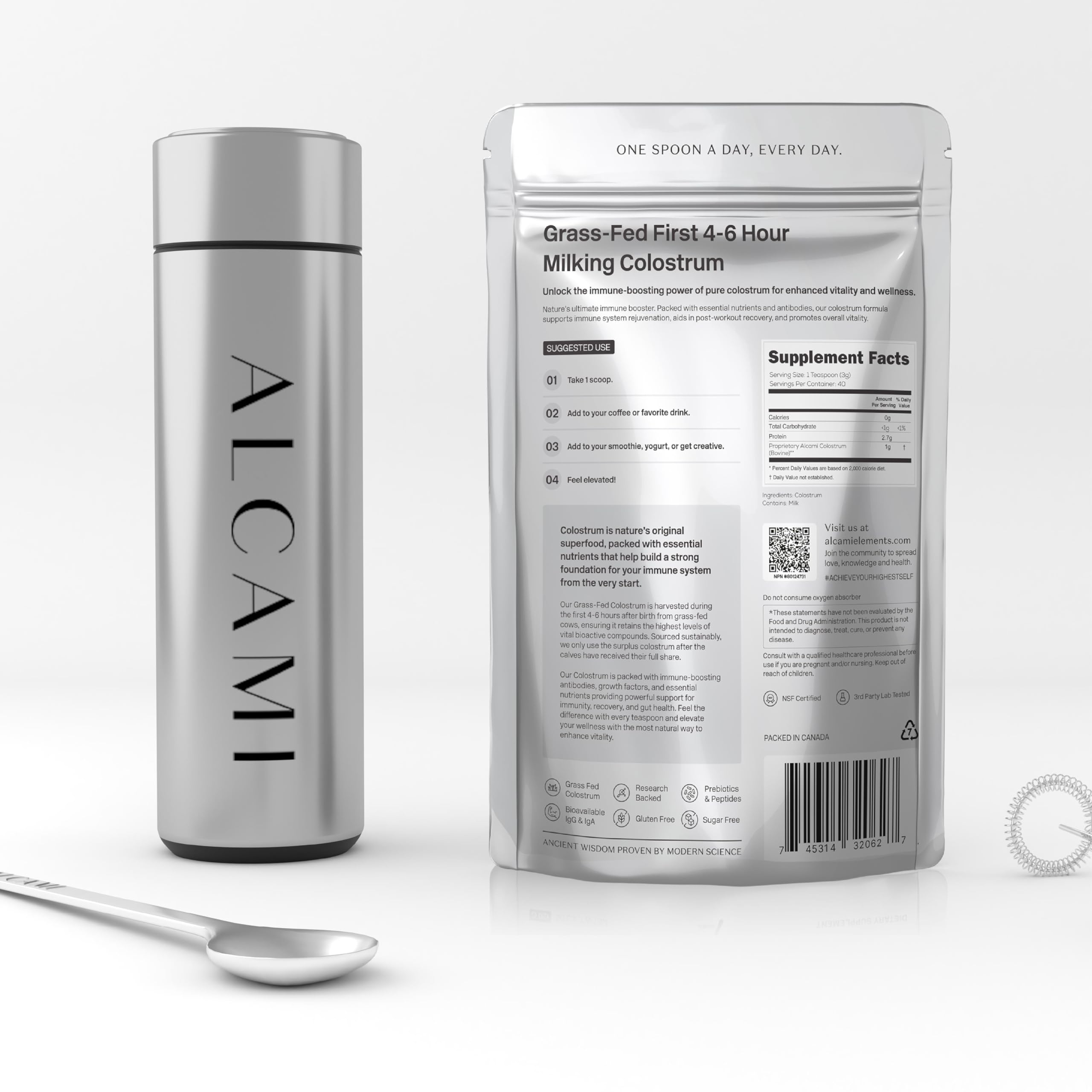 alcami elements athletic recovery scene emphasizes post-workout protein support.