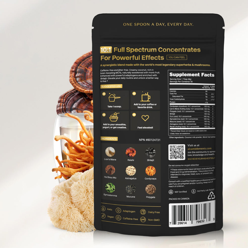 Alcami Elements daily wellness coffee routine for mindful productivity