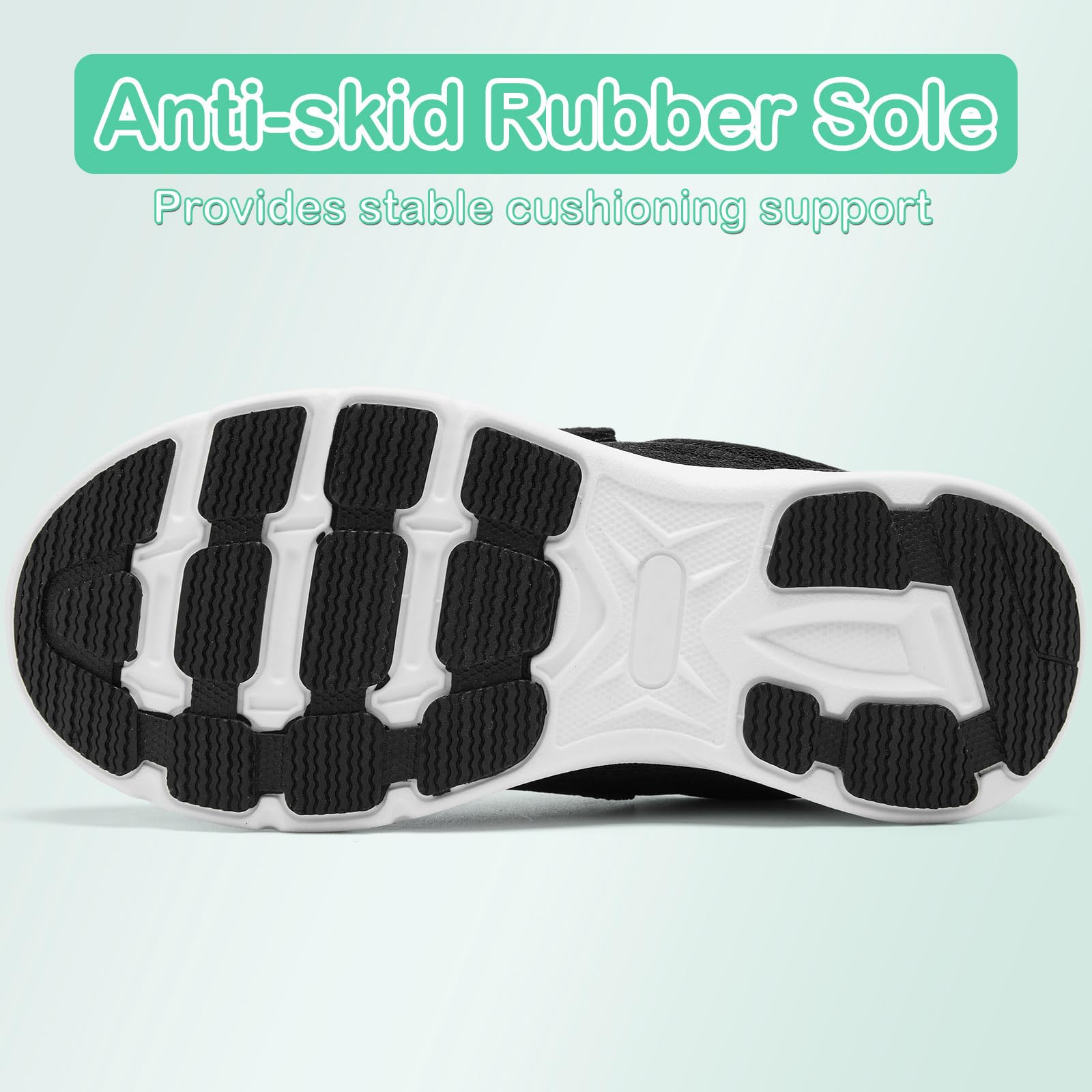Swollen feet-friendly design supports daily walking and comfortable activity