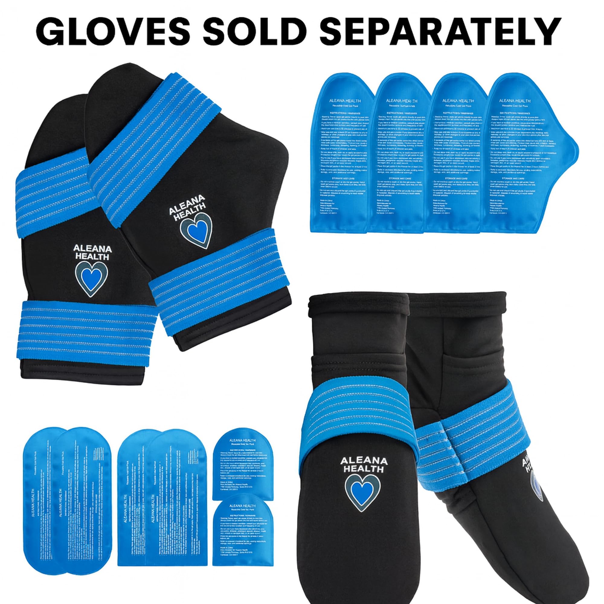 Aleana Health cold therapy socks packaging open for easy access