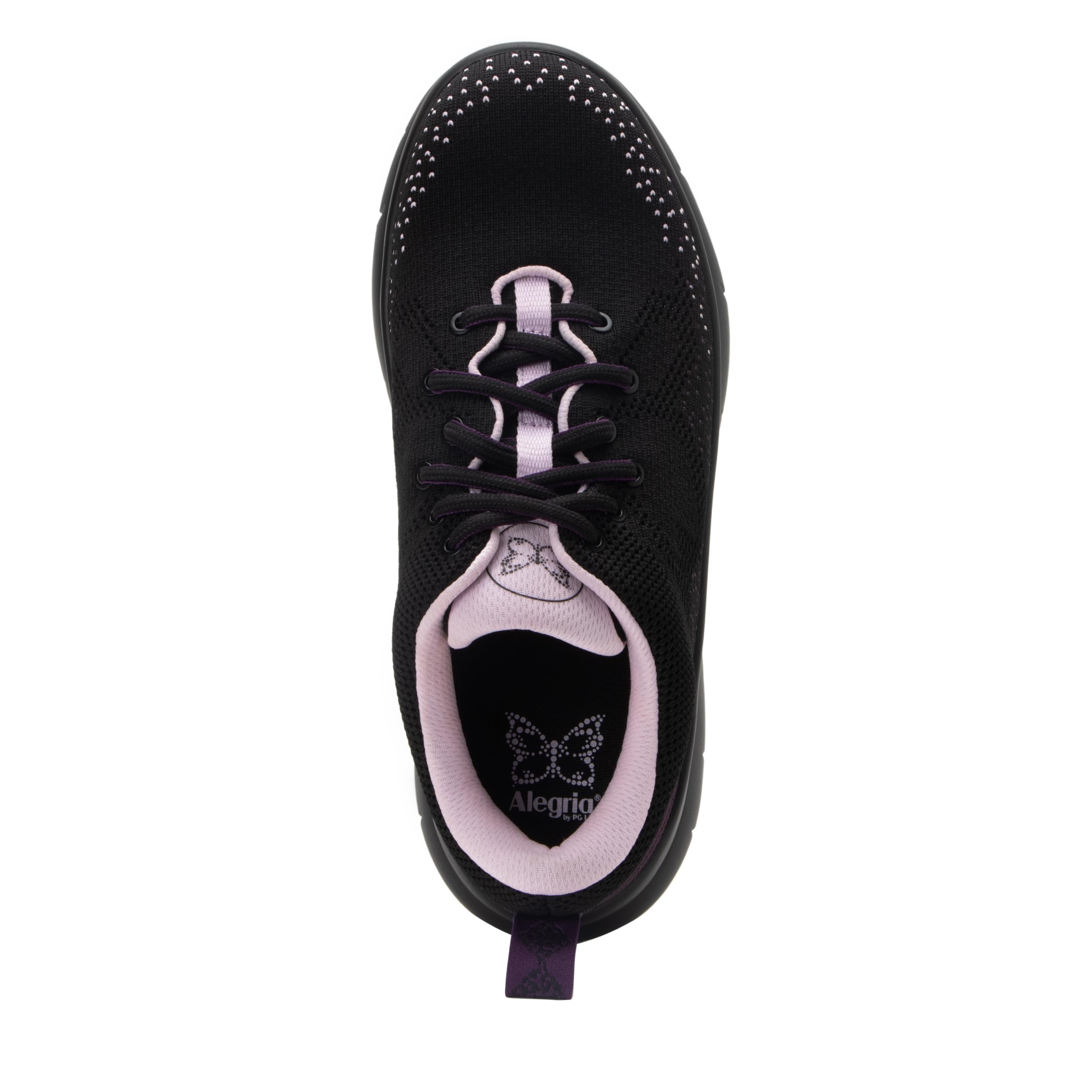 Alegria Rok N Roll plum removable insole; easy cleaning and refresh.