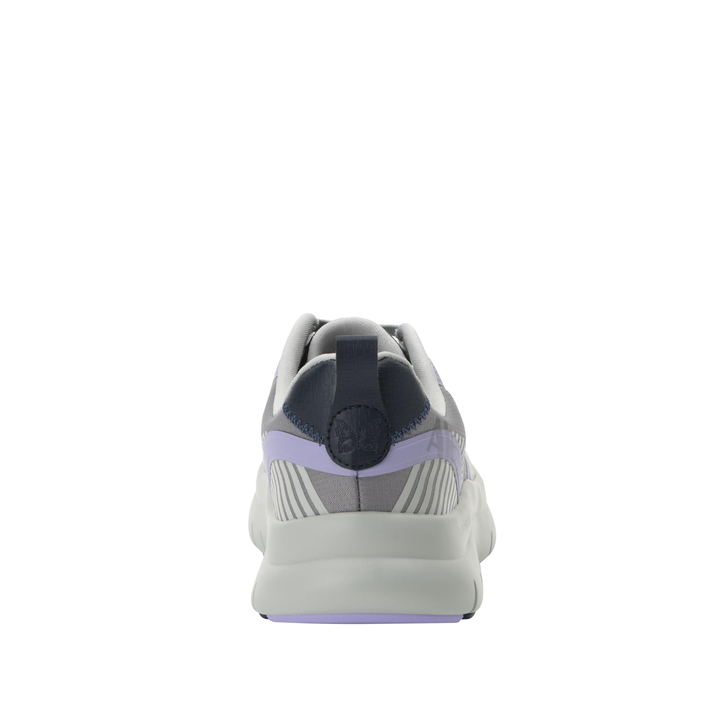 Alegria Solstyce arch support and cushioned footbed enhance all-day comfort.