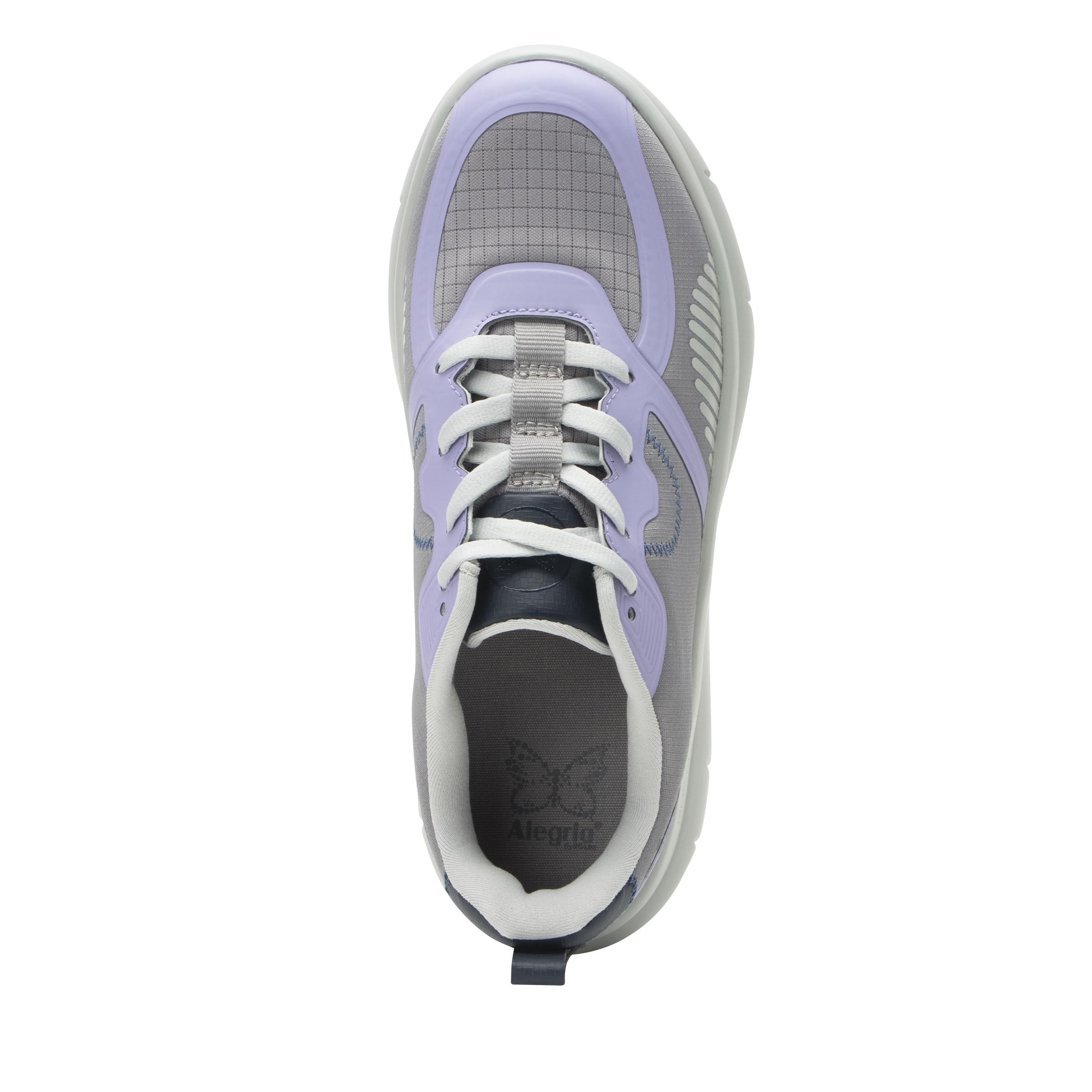 Alegria Solstyce mesh upper detail emphasizes breathable, cool wear.