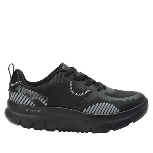 Alegria Solstyce Rok N Roll footbed provides cushioned removable comfort