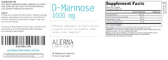 Alerna Kidney Health D-Mannose 1000mg organic rose hips illustration adds natural vitamin C.