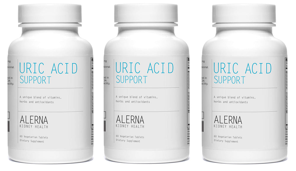Alerna Kidney Health three-pack bottle collection for convenient ongoing use