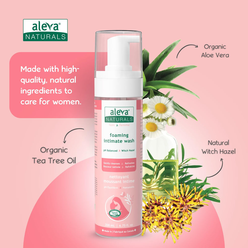 Aleva Naturals economy-pack 6x200ml bottles in a neat package.