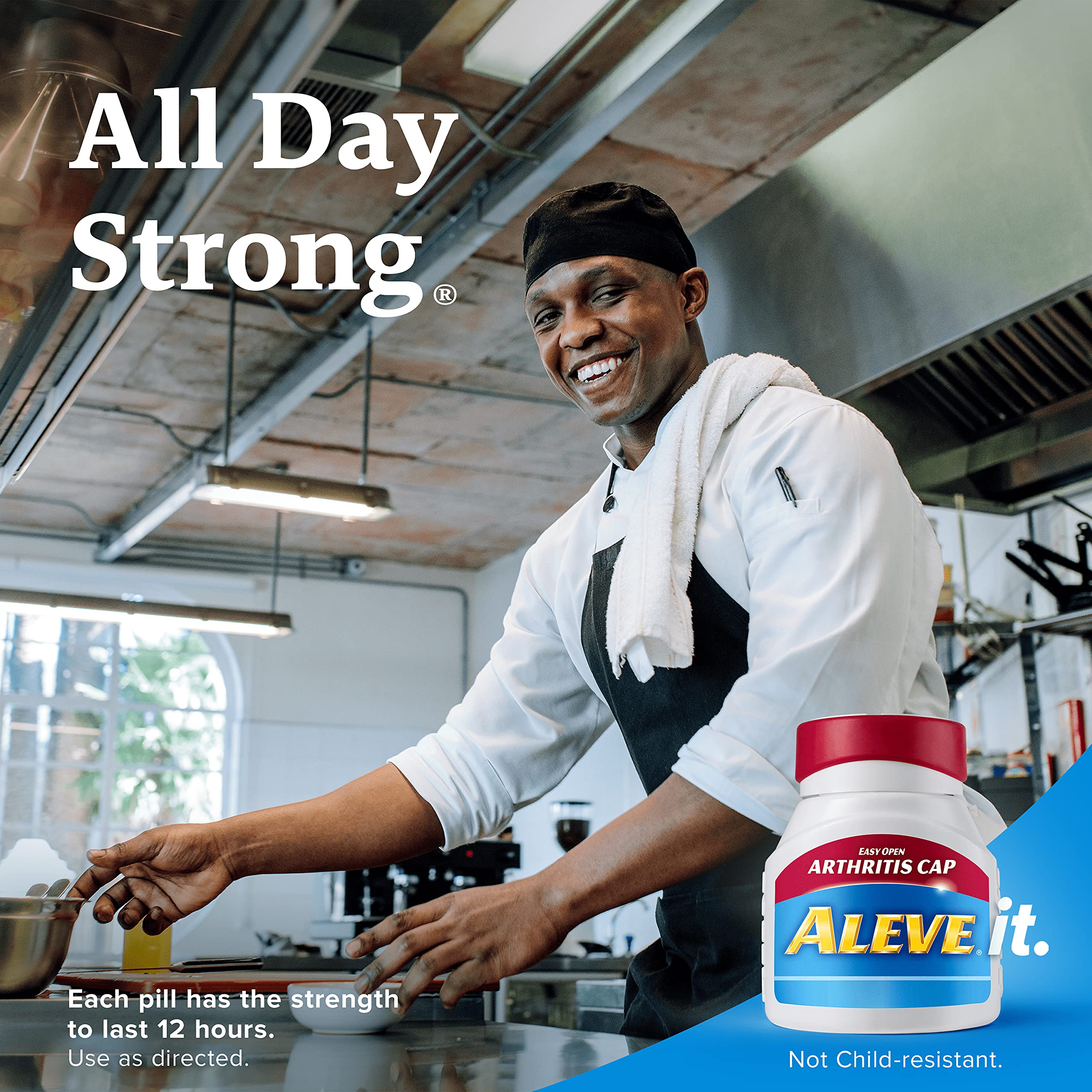 Aleve CPLT packaging box highlighting value for households.