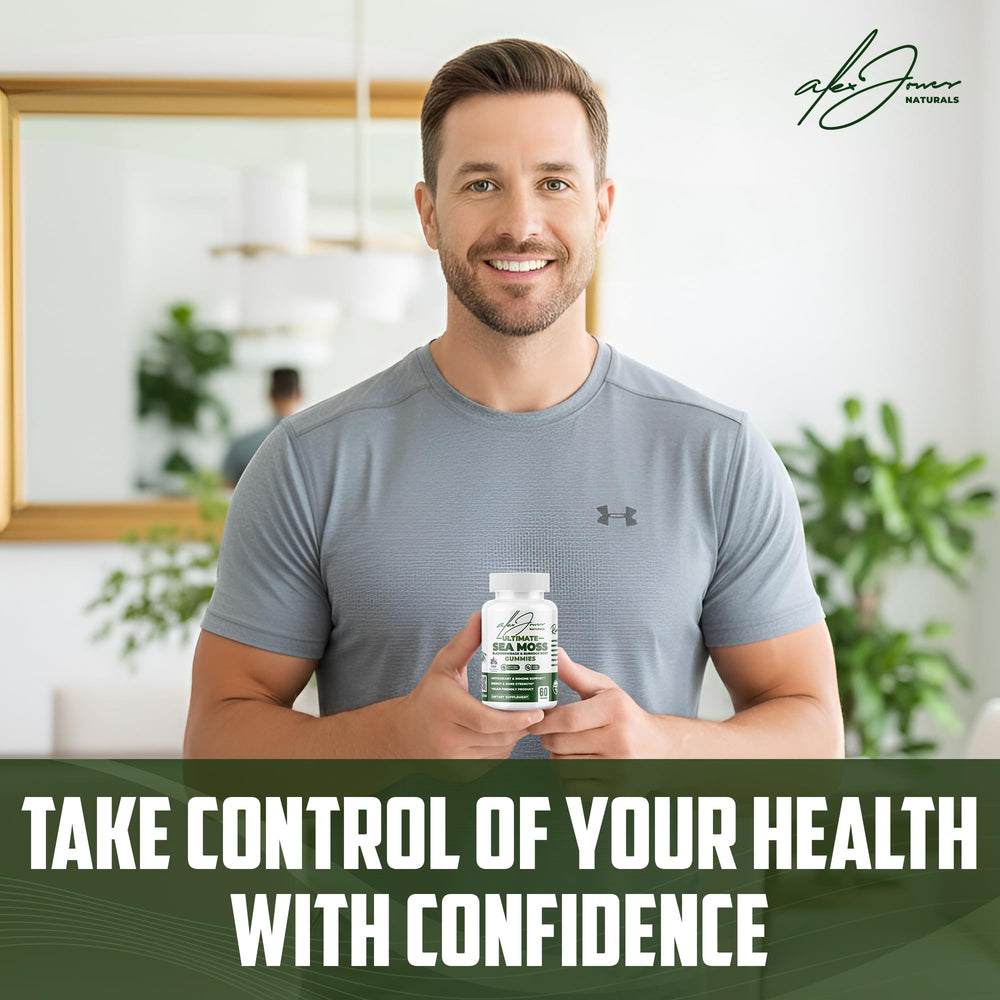 Alex Jones Naturals mineral-rich ingredients graphic underscores seaweed-derived minerals