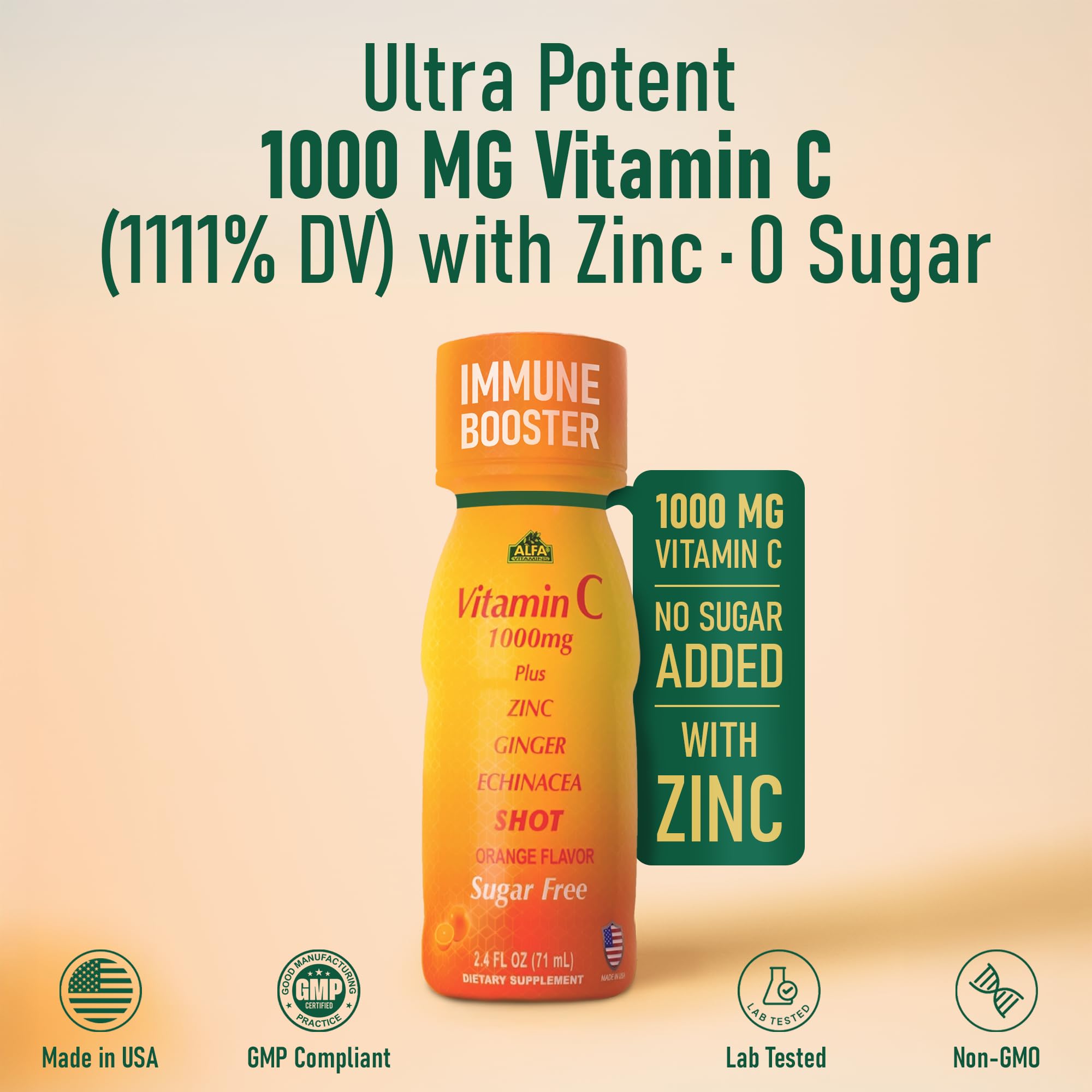 ALFA VITAMINS ginger extract visual emphasizing aroma and natural flavor for daily vitality.