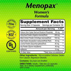ALFA VITAMINS Menopax lifestyle shot with bottle suggesting daily routine.