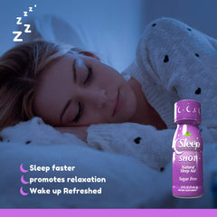Alfa Vitamins Sleep Shot melatonin 10 mg focus for relaxation.