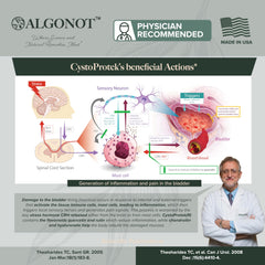 Algonot CystoProtek olive pomace oil inclusion highlighted in the blend