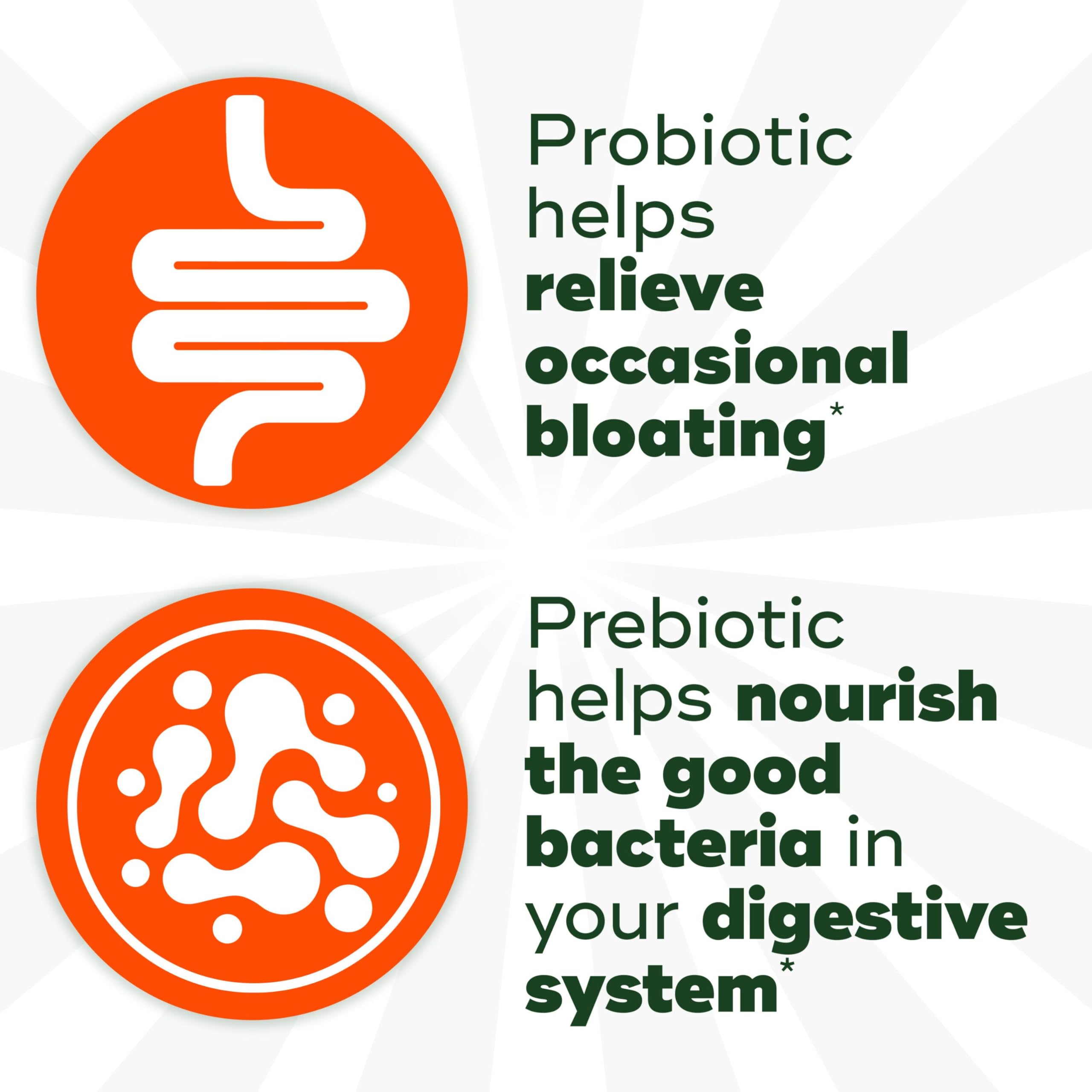 Close-up of Align DualBiotic Gummies natural fruit flavors for easy daily use.