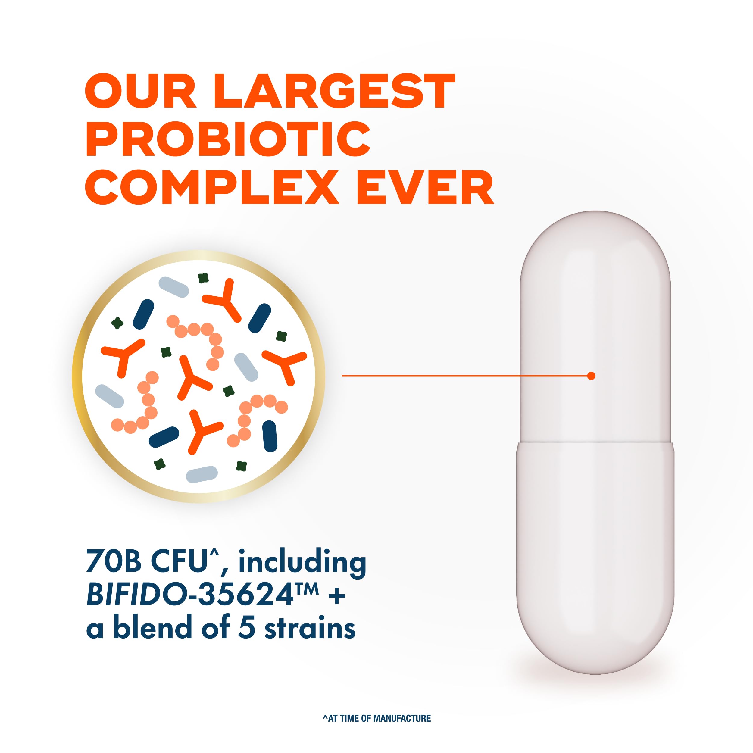 Align Probiotic box packaging emphasizes vegetarian and gluten-free attributes.