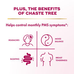 Chaste Tree ingredient highlighted on Align label for mood balance.