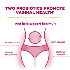 HN001 vaginal health probiotic detail on Align packaging.