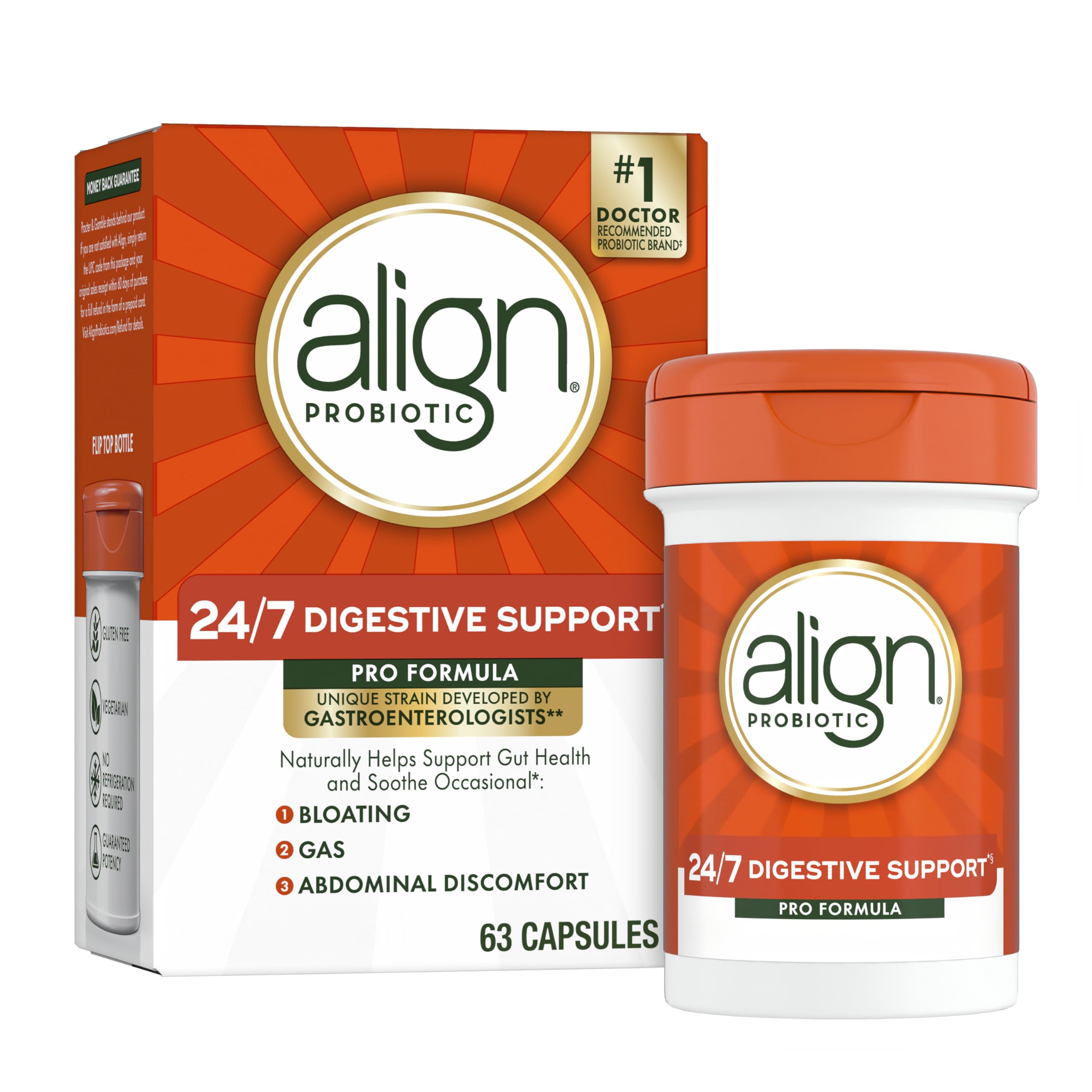 Align Pro Formula bottle front for daily digestive support and balance