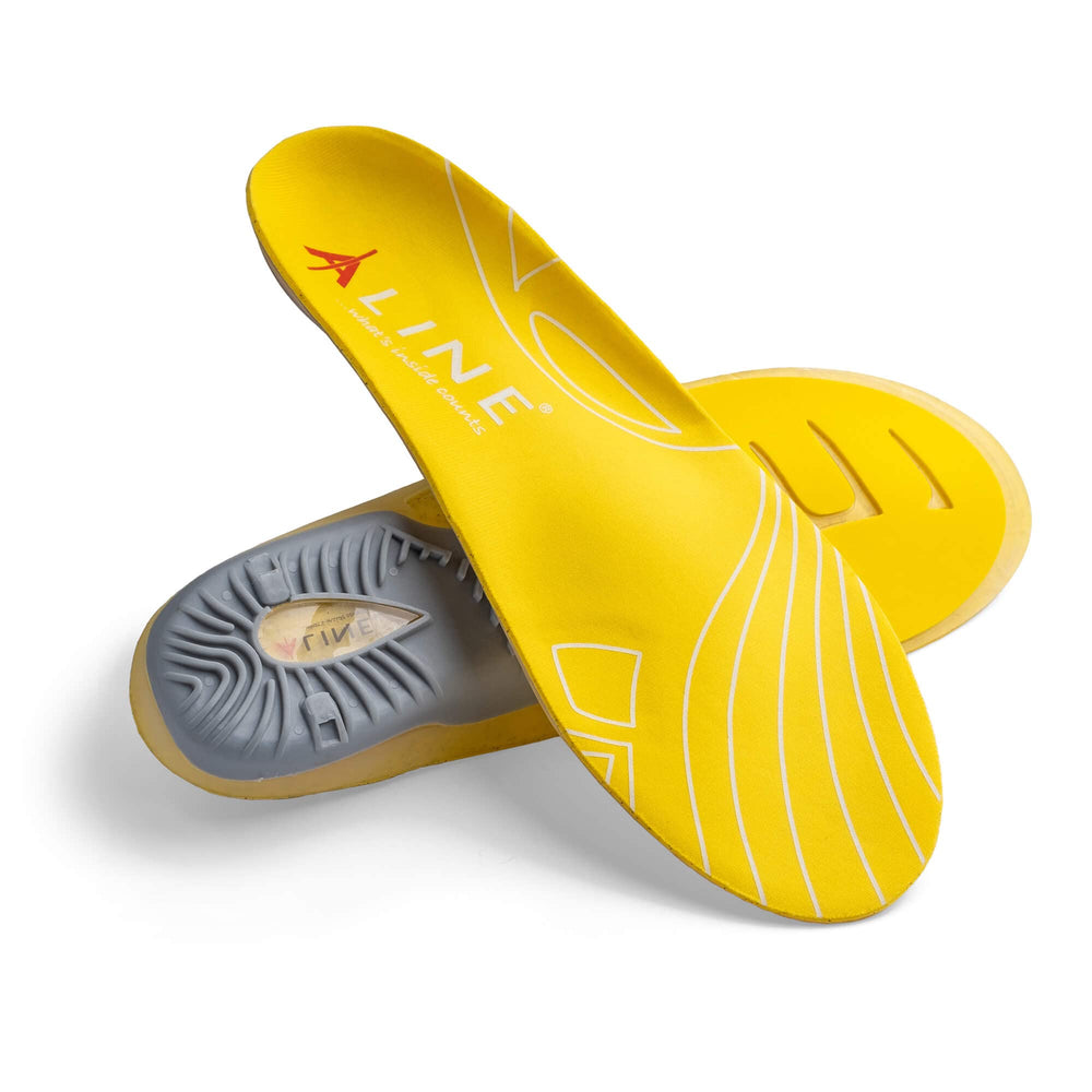 ALINE Cushion inside the shoe shows added comfort for all-day wear.