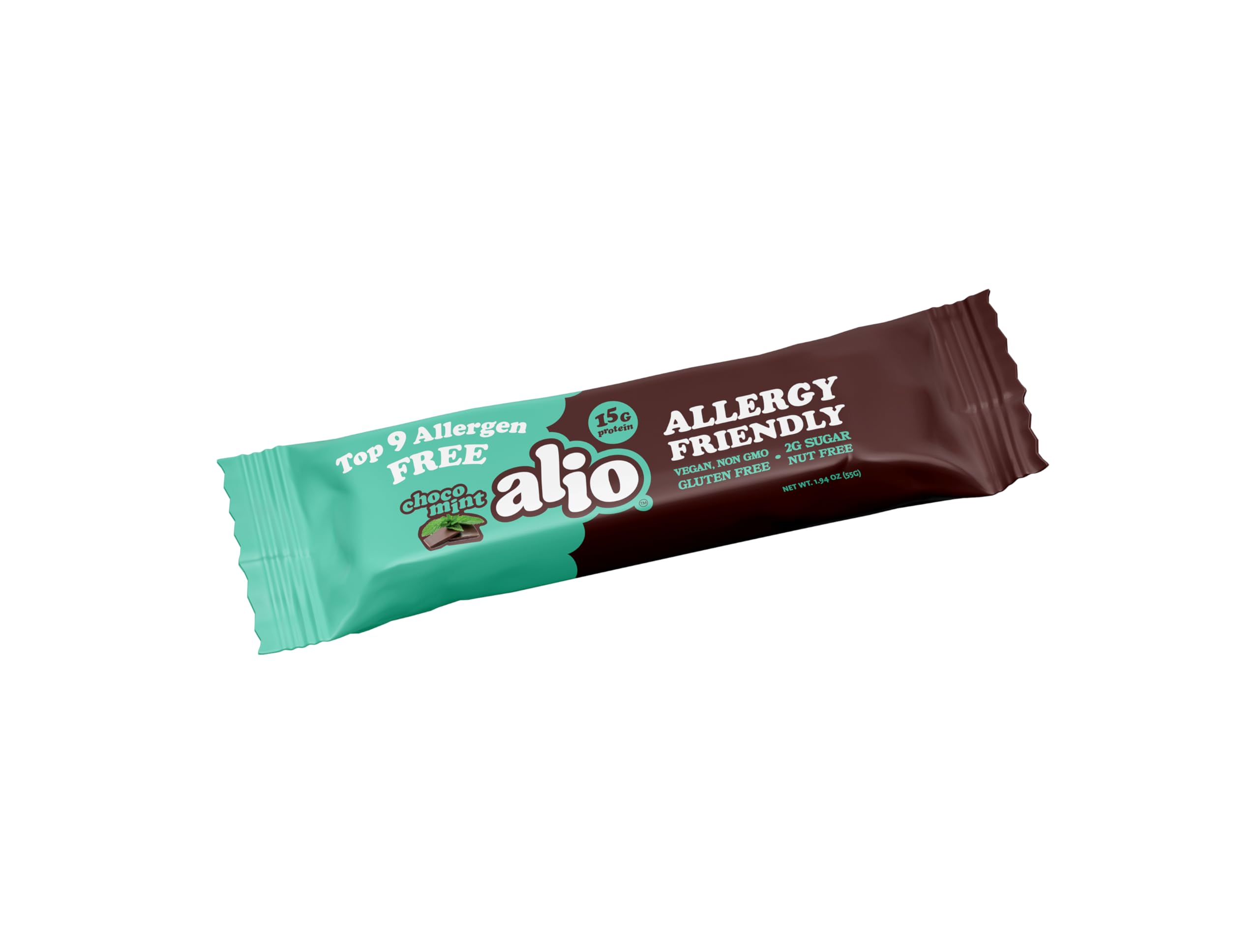 Alio Choco Mint serving idea as a quick office snack.