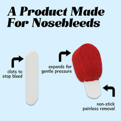 Individually packed plugs for convenient on-the-go nosebleed care by Alisyevaho.