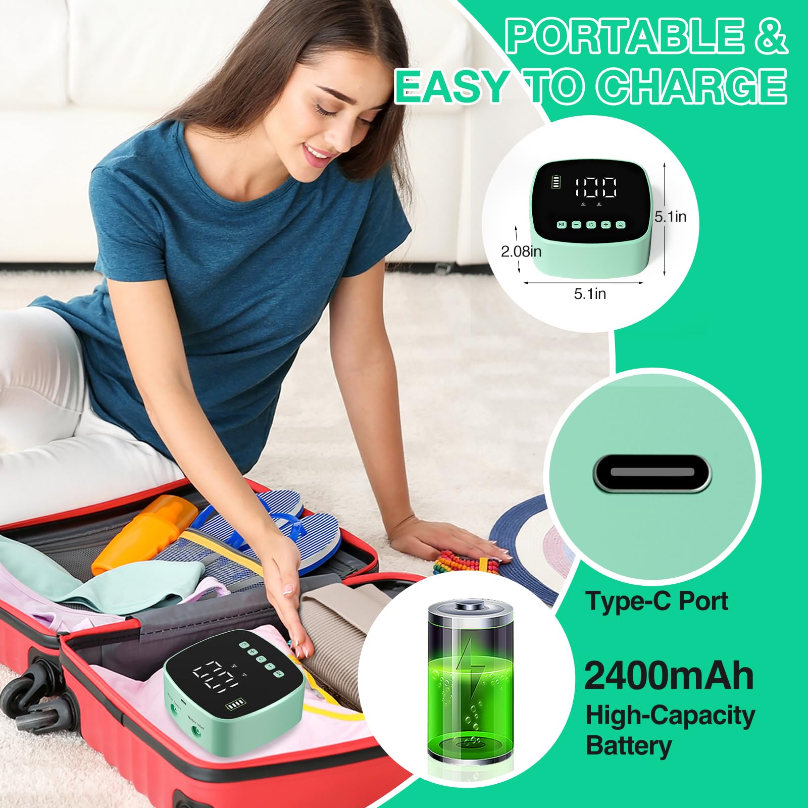 Alitake Enema Kit built-in cleaning mode maintains hygiene between sessions