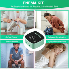 Alitake Enema Kit rechargeable battery supports portable at-home use